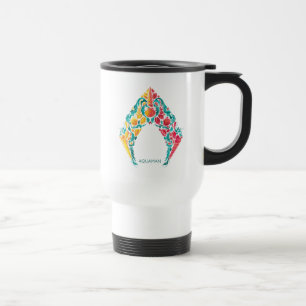 Aquaman Aquaman & Mera Themed snäckskallogotyp Resemugg