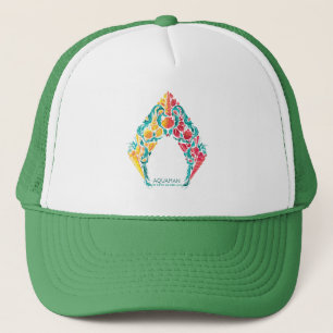 Aquaman Aquaman & Mera Themes Seashell-Logotyp Keps