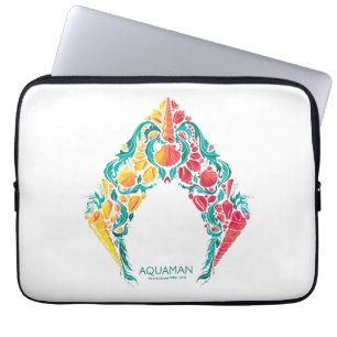 Aquaman Aquaman & Mera Themes Seashell-Logotyp Laptop Fodral