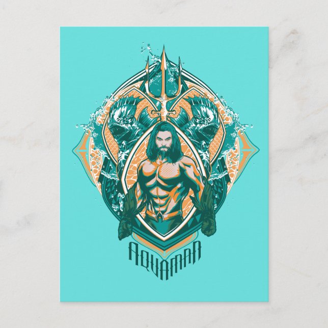 Aquaman | Aquaman & Trenchers Grafik Vykort (Framsida)