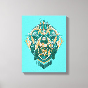Aquaman   Aquaman & Trenchers Graphic Canvastryck