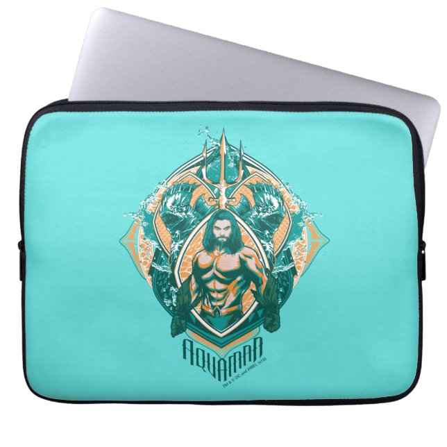 Aquaman | Aquaman & Trenchers Graphic Laptop Fodral (Framsidan)