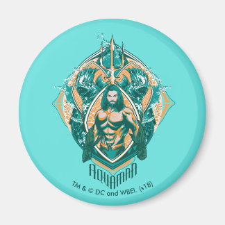 Aquaman | Aquaman & Trenchers Graphic Magnet