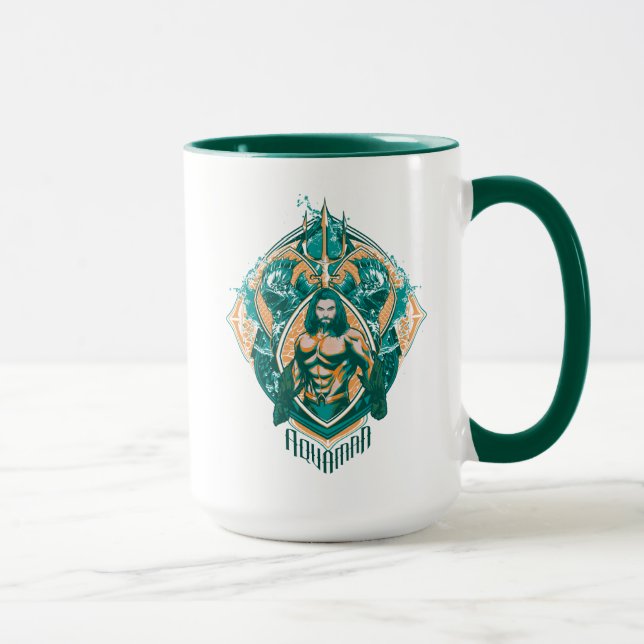 Aquaman | Aquaman & Trenchers Graphic Mugg (Höger)