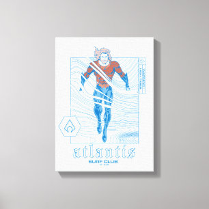 Aquaman - Atlantis Surfa Klubb Canvastryck
