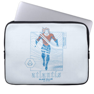 Aquaman - Atlantis Surfa Klubb Laptop Fodral