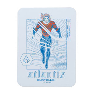 Aquaman - Atlantis Surfa Klubb Magnet