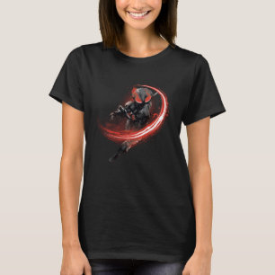 Aquaman Black Manta Red Swipe Graphic T Shirt