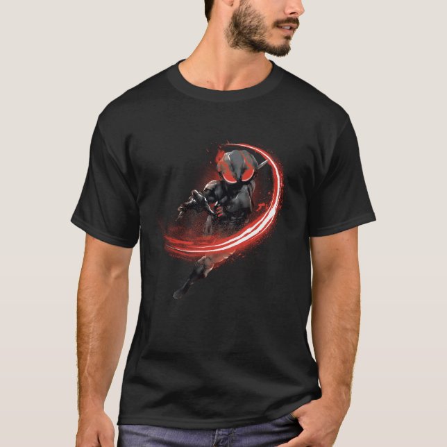 Aquaman | Black Manta Red Swipe Graphic T Shirt (Framsida)