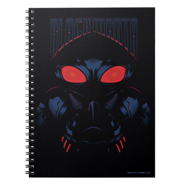 Aquaman | Black Manta Shadowy Graphic Anteckningsbok (Framsidan)