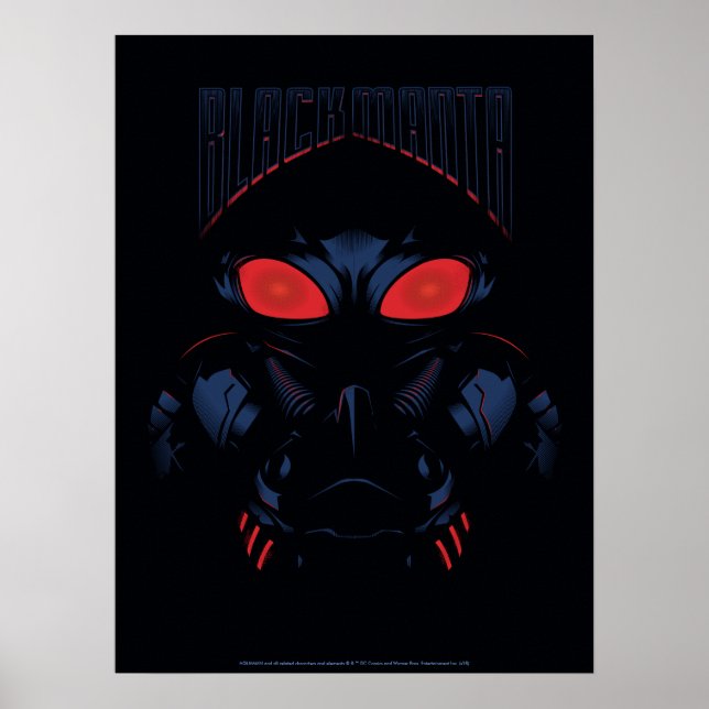 Aquaman | Black Manta Shadowy Graphic Poster (Framsidan)
