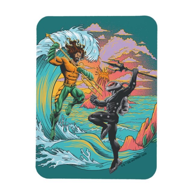 Aquaman & Black Manta Tidal Wave Magnet (Vertikal)