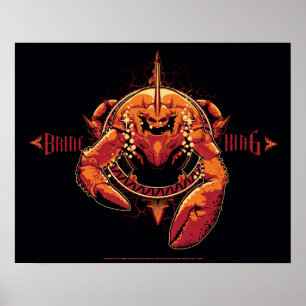 Aquaman Brine Kung Graphic Poster