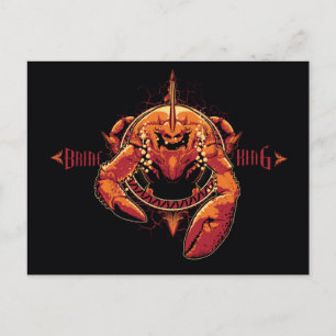 Aquaman Brine Kung Graphic Vykort