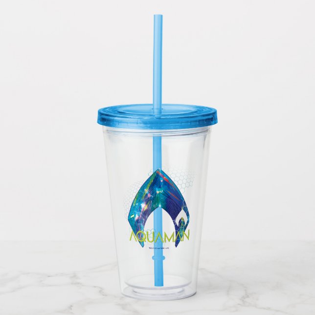 Aquaman | bruten Aquaman logotyp Take Away Mugg (Framsida)