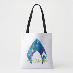 Aquaman bruten Aquaman logotyp Tygkasse