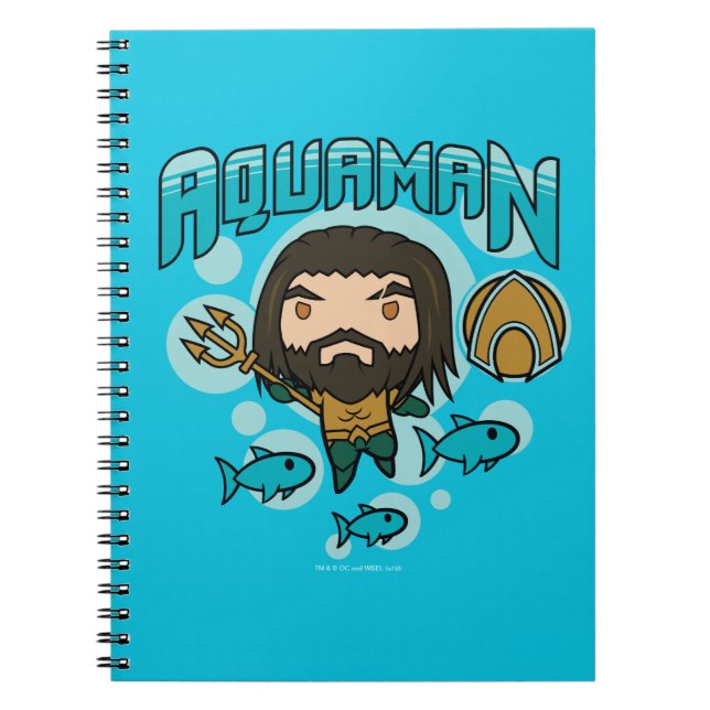 Aquaman | Chibi Aquaman Undersea Graphic Anteckningsbok (Framsidan)