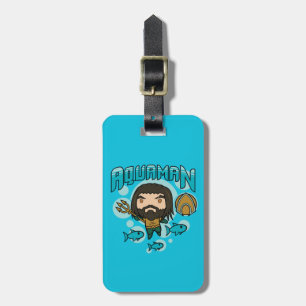 Aquaman   Chibi grafiska Aquaman Undersea Bagagebricka