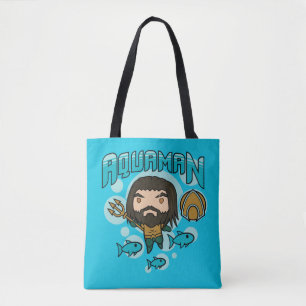 Aquaman   Chibi grafiska Aquaman Undersea Tygkasse