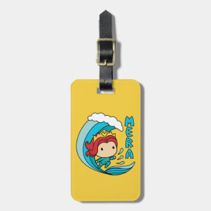 Aquaman Chibi Mera Riding Wave Graphic Bagagebricka