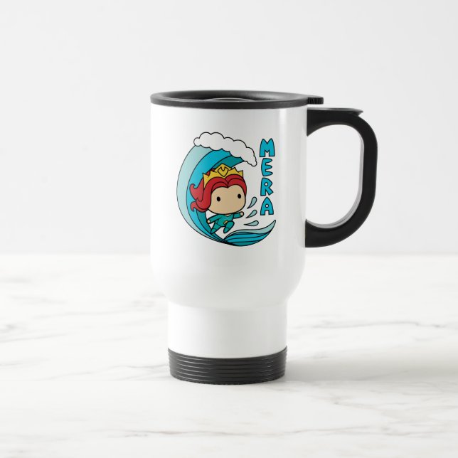 Aquaman | Chibi Mera Riding Wave Graphic Resemugg (Höger)