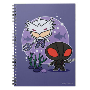 Aquaman Chibi Orm & Black Manta Undersea Graphic Anteckningsbok