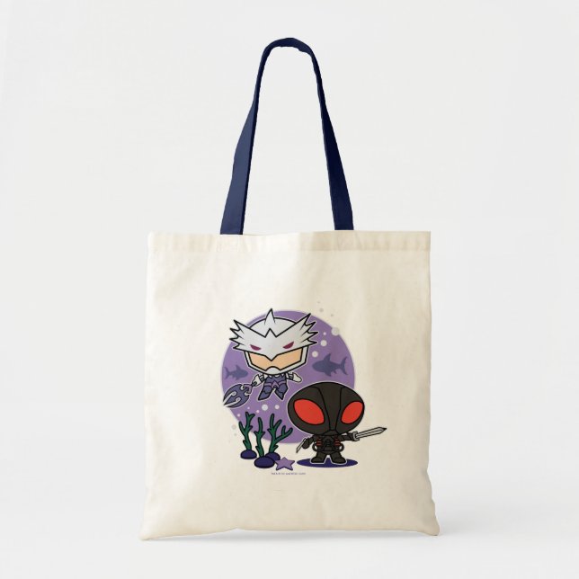 Aquaman | Chibi Orm & Black Manta Undersea Graphic Tygkasse (Framsidan)