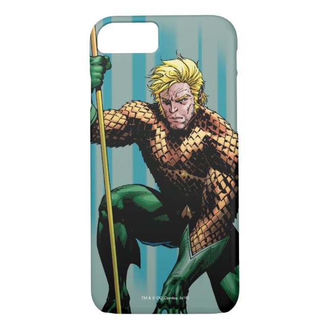 Aquaman Crouching 2 Case-Mate iPhone Skal (Baksida)