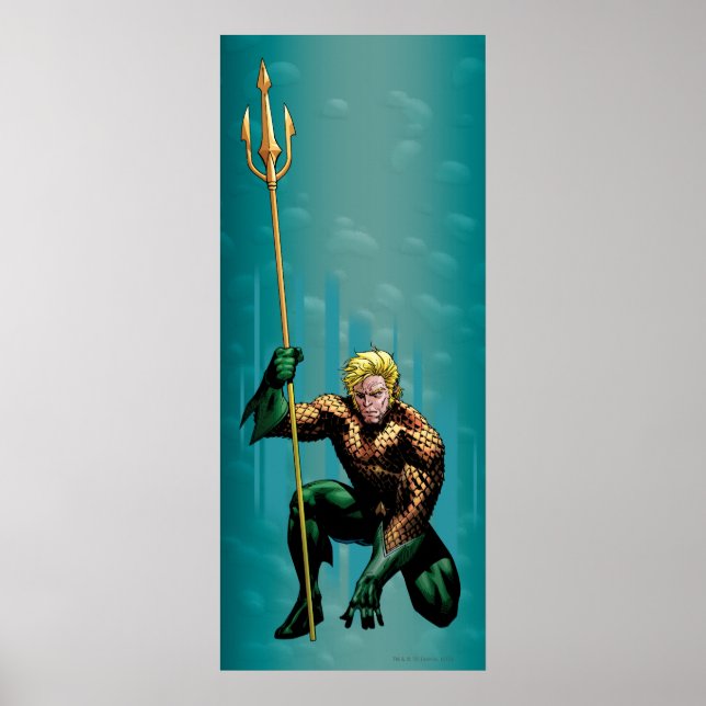 Aquaman Crouching Poster (Framsidan)