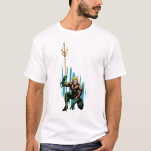 Aquaman Crouching T Shirt