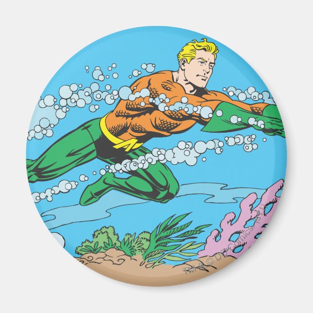 Aquaman Dash Thru Vatten Magnet (Framsidan)