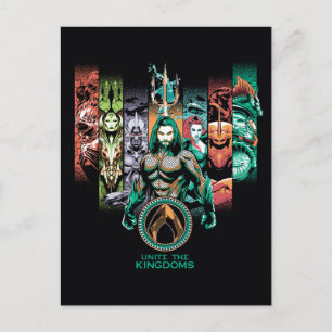 Aquaman "Förenade kungariket" Atlanteans Graphic Vykort