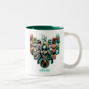 Aquaman "förenar kungarikena" grafiska Två-Tonad mugg