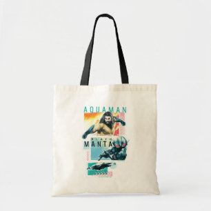Aquaman grafiska modernistiska Aquaman & svart Tygkasse