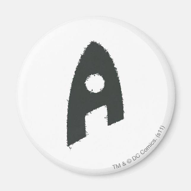 Aquaman Grunge 'A' Magnet (Framsidan)