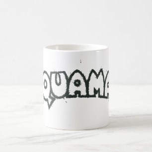 Aquaman Grunge Black Logotyp 2 Kaffemugg