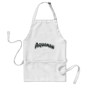 Aquaman Grunge Black Logotyp Förkläde