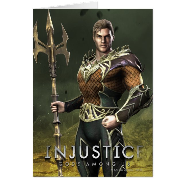 Aquaman Hälsningskort (Framsidan)