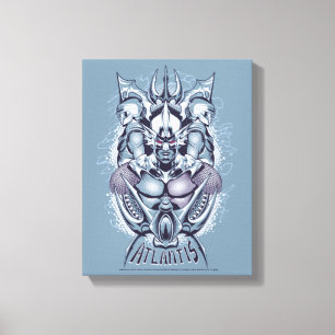 Aquaman   kung grafiska Orm av Atlantis Canvastryck