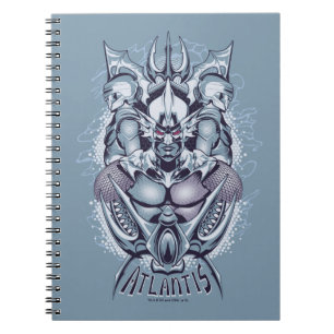 Aquaman Kung Orm Atlantis Graphic Anteckningsbok