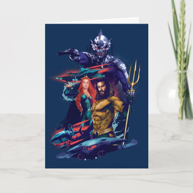 Aquaman | Kung orm mot Mera & Aquaman Kort (Framsida)
