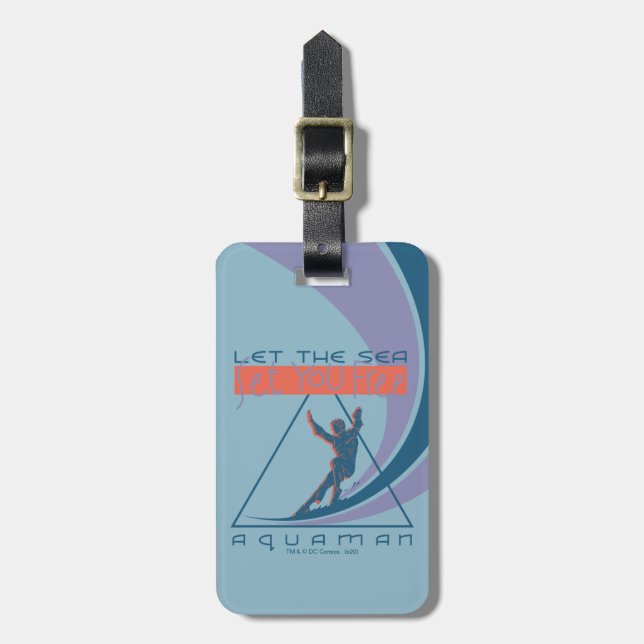 Aquaman | Låt havet befria dig Bagagebricka (Vertikal Framsida)