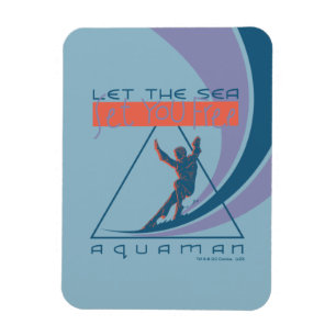 Aquaman Låt havet befria dig Magnet