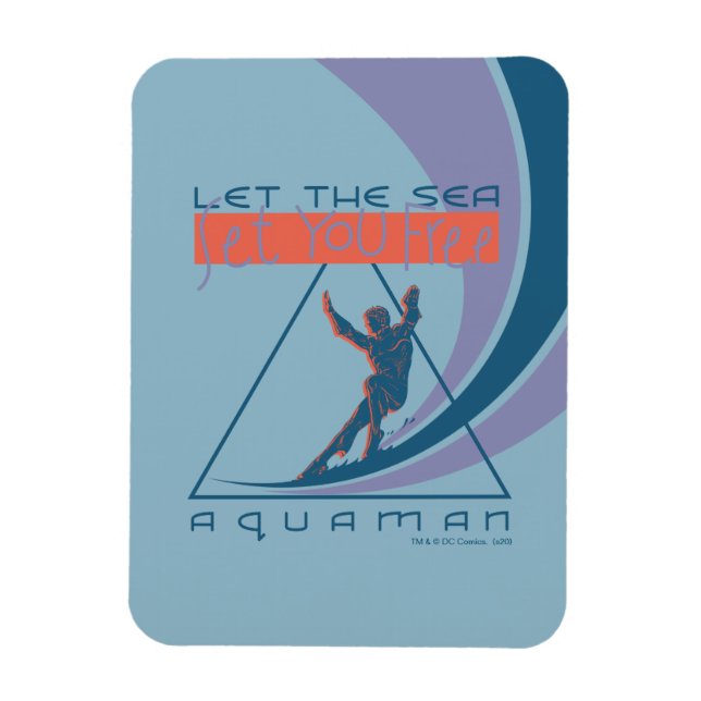 Aquaman | Låt havet befria dig Magnet (Vertikal)