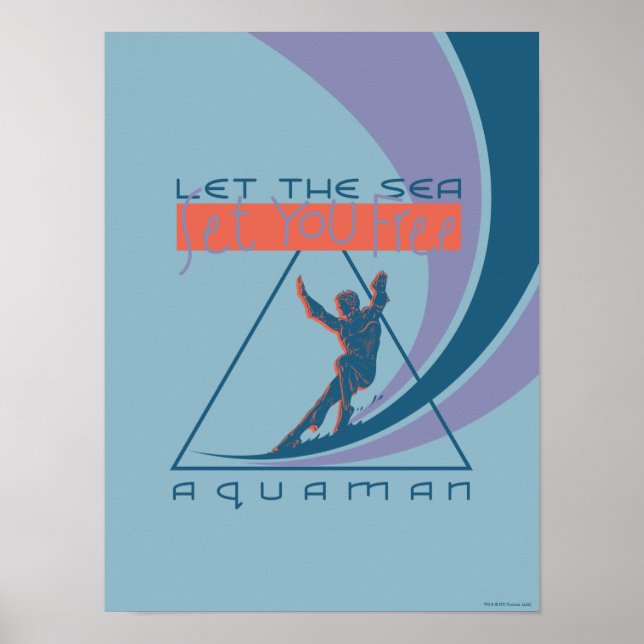 Aquaman | Låt havet befria dig Poster (Framsidan)