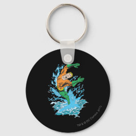 Aquaman Leaps in Wave Nyckelring