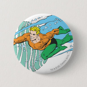 Aquaman Leaps Lämnat Knapp