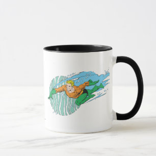 Aquaman Leaps Lämnat Mugg