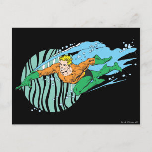 Aquaman Leaps Lämnat Vykort