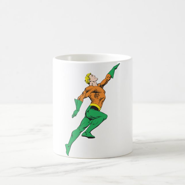 Aquaman Leaps Up Kaffemugg (Center)